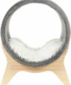 Frisco Modern Round + Tunnel Elevated Cat Bed -The Frisco Store 303470 PT5. SY630 V1623050246