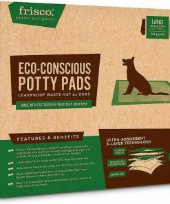 Frisco Refill Poop Bags, Scented, 120 count + Eco-Conscious Dog Training & Potty Pads, 22 x 23-in, 50 count, Unscented -The Frisco Store 303542 PT4. SY630 V1623034047