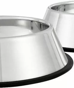 Frisco Stainless Steel Bowl, 4.75-cup, 2 count + Pet Toy & Bowl Cleaning Wipes 10 Frisco Stainless Steel Bowl, 4.75-cup, 2 count + Pet Toy & Bowl Cleaning Wipes -The Frisco Store 303622 PT1. SY630 V1623034952