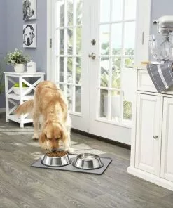 Frisco Stainless Steel Bowl, 4.75-cup, 2 count + Pet Toy & Bowl Cleaning Wipes 12 Frisco Stainless Steel Bowl, 4.75-cup, 2 count + Pet Toy & Bowl Cleaning Wipes -The Frisco Store 303622 PT3. SY630 V1623085955