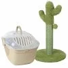 Frisco Top Loading Kennel + Cactus Cat Scratching Post, 22-in -The Frisco Store 303648 MAIN. SY630 V1623080856
