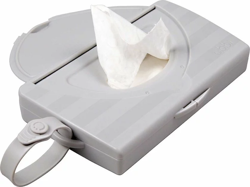 Ubbi||Frisco Ubbi On-The-Go Wipes Dispenser + Frisco Dog Poop Bags with Fabric Dispenser, 30 count, Gray 5 Ubbi||Frisco Ubbi On-The-Go Wipes Dispenser + Frisco Dog Poop Bags with Fabric Dispenser, 30 count, Gray - Image 3