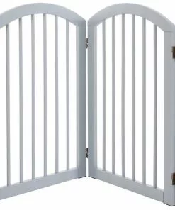 Frisco Arch Small Wood Dog Gate -The Frisco Store 305147 PT2. SY630 V1639595492