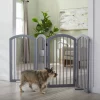 Frisco Arch 4-Panel Solid Wood Dog Gate
