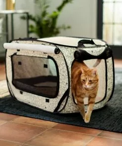 Frisco Collapsible Cat Cage, Litter Box, & Mat -The Frisco Store 306999 PT6. SY630 V1634830497