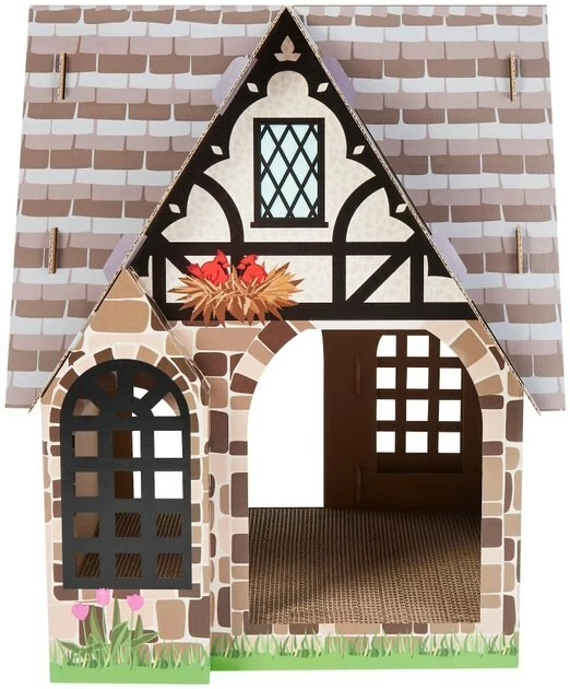 Frisco Tudor House Cardboard Cat House 5 Frisco Tudor House Cardboard Cat House - Image 3