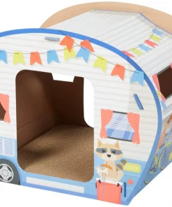 Frisco Camper Cardboard Cat House
