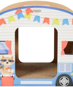 Frisco Camper Cardboard Cat House -The Frisco Store 308817 PT2. SY630 V1642088236