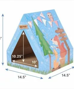 Frisco Tent Cardboard Cat House -The Frisco Store 308820 PT1. SY630 V1642691397