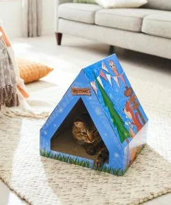 Frisco Tent Cardboard Cat House -The Frisco Store 308820 PT3. SY630 V1642099071