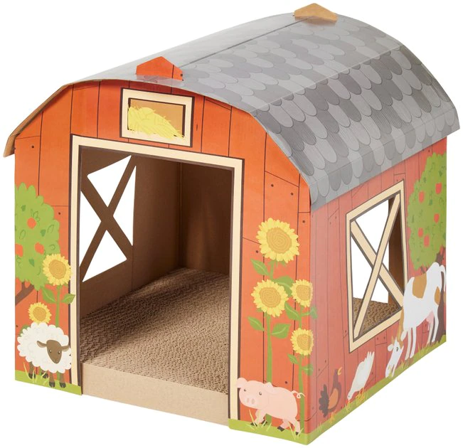 Frisco Barn Cardboard Cat House 3 Frisco Barn Cardboard Cat House