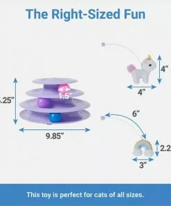 Frisco Unicorn & Rainbow Cat Tracks Cat Toy with Catnip 6 Frisco Unicorn & Rainbow Cat Tracks Cat Toy with Catnip -The Frisco Store 308891 PT1. SY630 V1642528985