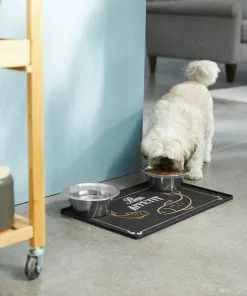 Frisco Silicone Fish Print Dog & Cat Food Mat, Black 10 Frisco Silicone Fish Print Dog & Cat Food Mat, Black -The Frisco Store 311953 PT2. SY630 V1642542742
