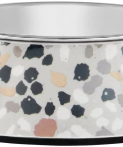 Frisco Terrazzo Design Stainless Steel Dog & Cat Bowl