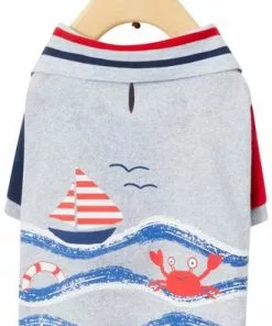 Frisco Nautical Polo Dog & Cat Shirt -The Frisco Store 312160 PT3. SY630 V1644528707
