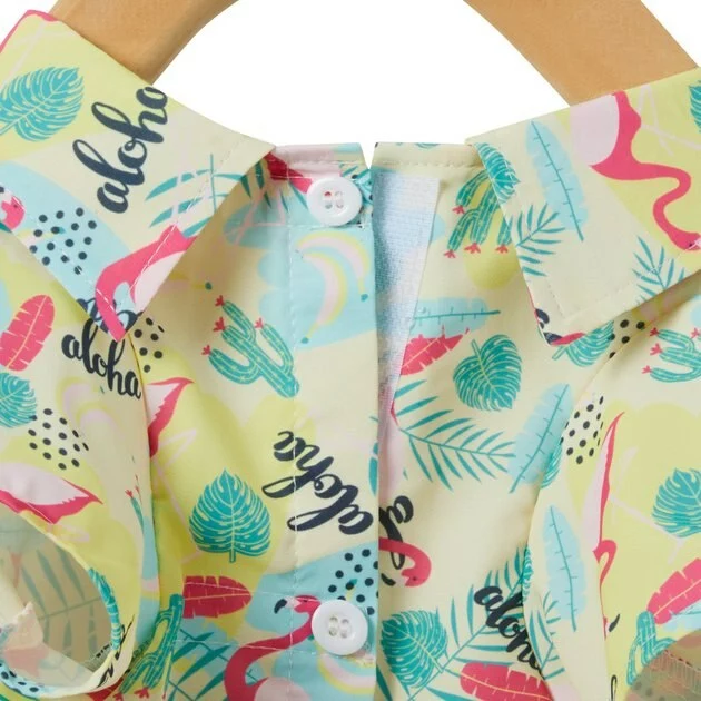 Frisco Flamingo Camp Dog & Cat Shirt 9 Frisco Flamingo Camp Dog & Cat Shirt - Image 7