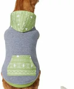Frisco Green Southwest Dog & Cat Hoodie -The Frisco Store 312248 PT2. SY630 V1644883908