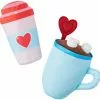 Frisco Coffee for Two Ballistic Nylon Plush Squeaky Dog Toy, 2 count -The Frisco Store 312897 MAIN. SY630 V1637693955