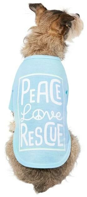 Frisco Peace Love Rescue Dog & Cat T-Shirt 3 Frisco Peace Love Rescue Dog & Cat T-Shirt