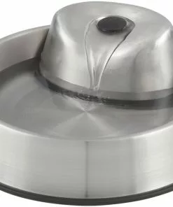 Frisco Stainless Steel Round Dog & Cat Fountain, 1 Gallon -The Frisco Store 316358 PT2. SY630 V1637608964