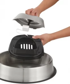 Frisco Stainless Steel Round Dog & Cat Fountain, 1 Gallon -The Frisco Store 316358 PT5. SY630 V1637610316