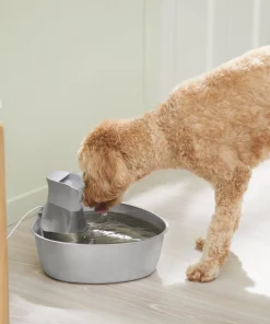 Frisco Stainless Steel Triangle Dog & Cat Fountain, 1 Gallon -The Frisco Store 316360 PT5. SY630 V1643224622