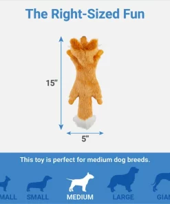 Frisco Fur Really Real Fox Plush Squeaky Dog Toy 6 Frisco Fur Really Real Fox Plush Squeaky Dog Toy -The Frisco Store 316923 PT1. SY630 V1641400894