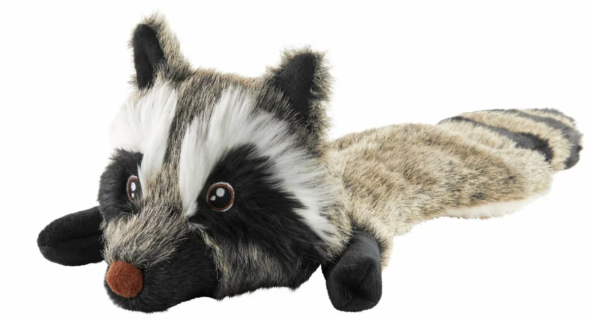 Frisco Fur Really Real Raccoon Plush Squeaky Dog Toy 3 Frisco Fur Really Real Raccoon Plush Squeaky Dog Toy