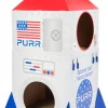 Frisco Spaceship Cardboard Cat House, 2-Story