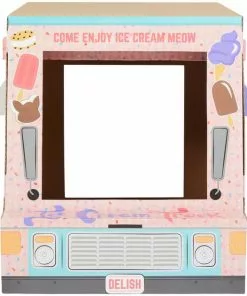 Frisco Ice Cream Truck Cardboard Cat House, 2-Story -The Frisco Store 317729 PT2. SY630 V1642088379