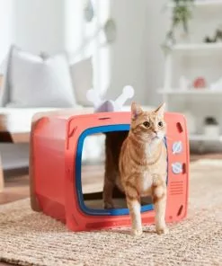 Frisco TV Set Cardboard Cat House -The Frisco Store 317731 PT3. SY630 V1642099409