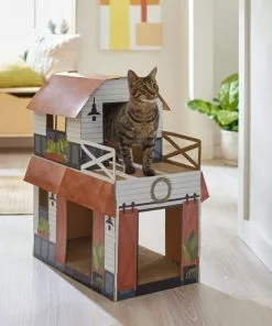Frisco Farmhouse Cardboard Cat House, 2-Story 9 Frisco Farmhouse Cardboard Cat House, 2-Story -The Frisco Store 317733 PT3. SY630 V1642099365