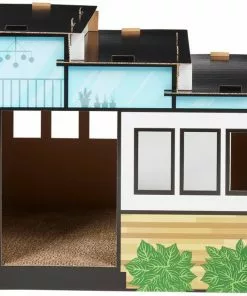 Frisco Modern House Cardboard Cat House 8 Frisco Modern House Cardboard Cat House -The Frisco Store 317735 PT2. SY630 V1642088487