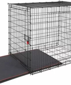 Frisco XX-Large Heavy Duty Enhanced Lock Double Door Wire Dog Crate, Fold & Carry Wire Dog Crate & Mat Kit, 54" -The Frisco Store 318116 PT4. SY630 V1634155019
