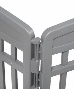 Frisco 4-Panel Plastic Exercise Playpen, Gray + Dog Training & Potty Pads, 22 x 23-in, 150 count, Unscented -The Frisco Store 318958 PT1. SY630 V1630362368