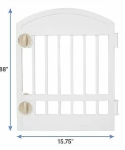 Frisco 4-Panel Plastic Exercise Playpen, White + Dog Training & Potty Pads, 22 x 23-in, 150 count, Unscented -The Frisco Store 318960 PT3. SY630 V1630363298