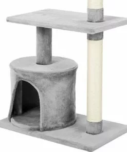 Frisco 61-in Faux Fur Tree & Condo, Gray + 38-in Cat Tree & Condo, Top Perch & Toy, Gray 18 Frisco 61-in Faux Fur Tree & Condo, Gray + 38-in Cat Tree & Condo, Top Perch & Toy, Gray -The Frisco Store 318964 PT7. SY630 V1630364512
