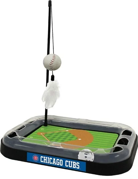 Frisco||Pets First Frisco Baseball Bear Plush and Crinkle Kicker Toy + Pets First Chicago Cubs Baseball Cat Scratcher Toy with Catnip 7 Frisco||Pets First Frisco Baseball Bear Plush and Crinkle Kicker Toy + Pets First Chicago Cubs Baseball Cat Scratcher Toy with Catnip - Image 5