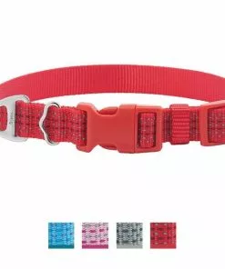Frisco Outdoor Frisco Nylon Collar, Flamepoint Orange, Small-Neck: 10-14-in, Width: 5/8-in + Rope Leash With Padded Handle, Sunset Orange, 6-ft -The Frisco Store 319098 PT1. SY630 V1631138477