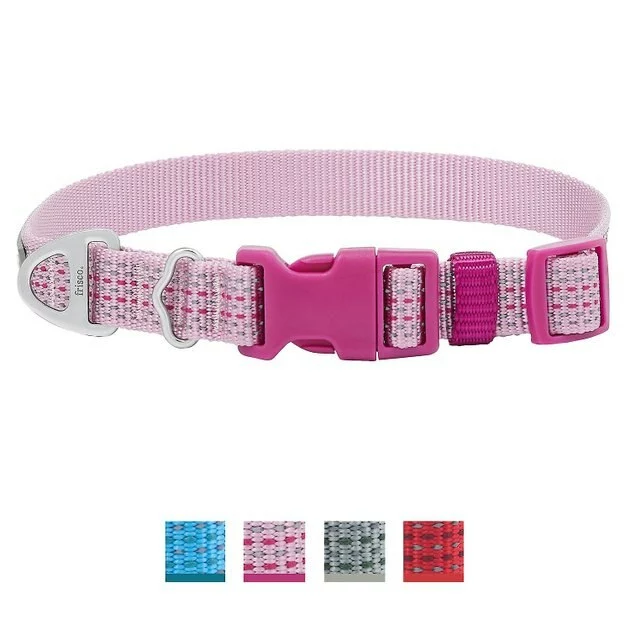 Frisco Outdoor Frisco Nylon Collar, Shadow Purple, Medium-Neck: 14-20-in, Width: 3/4-in + Rope Leash With Padded Handle, Boysenberry Purple, 6-ft 4 Frisco Outdoor Frisco Nylon Collar, Shadow Purple, Medium-Neck: 14-20-in, Width: 3/4-in + Rope Leash With Padded Handle, Boysenberry Purple, 6-ft - Image 2