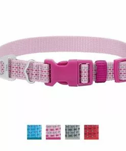 Frisco Outdoor Frisco Nylon Collar, Shadow Purple, Small-Neck: 10-14-in, Width: 5/8-in + Rope Leash With Padded Handle, Boysenberry Purple, 6-ft -The Frisco Store 319114 PT1. SY630 V1631139995