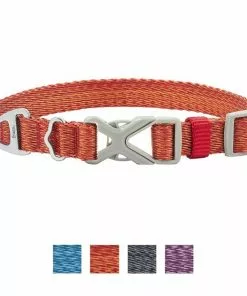 Frisco Outdoor Heathered Nylon Collar, Flamepoint Orange, Large, Neck: 18 -26-in, Width: 1-in + Dog Leash, Flamepoint Orange, Large - Length: 6-ft, Width: 1-in -The Frisco Store 319118 PT1. SY630 V1631142984