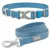 Frisco Outdoor Heathered Nylon Collar, River Blue, Large, Neck: 18 -26-in, Width: 1-in + Dog Leash, River Blue, Large - Length: 6-ft, Width: 1-in -The Frisco Store 319134 MAIN. SY630 V1631146293