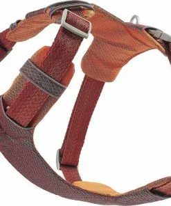 Frisco Outdoor Lightweight Ripstop Nylon Harness, Flamepoint Orange, Large, Neck: 18 to 28-in, Girth 24 to 34-in + Heathered Dog Leash, Flamepoint Orange, Large - Length: 6-ft, Width: 1-in -The Frisco Store 319152 PT5. SY630 V1631157984