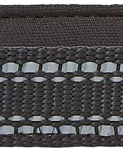 Frisco Outdoor Premium Ripstop Nylon Harness with Pocket, Midnight Black, XL - Girth: 32-44-in + Reflective Comfort Padded Dog Collar, Midnight Black, LG, Neck: 18 -26-in, Width: 1-in -The Frisco Store 319304 PT6. SY630 V1631158591