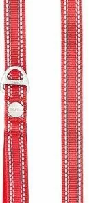 Frisco Outdoor Premium Ripstop Nylon Harness with Pocket, Sunset Orange, Medium, Neck: 15 to 23-in, Girth, 20 to 28-in + Reflective Comfort Padded Dog Leash, Sunset Orange, Medium - Length: 6-ft, Width: 3/4-in -The Frisco Store 319322 PT6. SY630 V1631144490