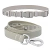 Frisco Outdoor Solid Textured Waterproof Stink Proof PVC Collar, Storm Gray, Medium - Neck: 14½20-in, Width: 3/4-in + Dog Leash, Storm Gray, Medium - Length: 6-ft, Width: 3/4-in -The Frisco Store 319352 MAIN. SY630 V1631151112