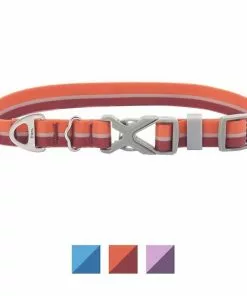 Frisco Outdoor Two Toned Waterproof Stink Proof PVC Collar, Flamepoint Orange, Extra Small, Neck: 8-12-in, Width: 5/8th -in + Dog Leash, Sunset Orange, Small - Length: 6-ft, Width: 5/8-in -The Frisco Store 319418 PT1. SY630 V1631140281