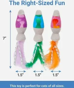 Frisco Retro Game Over Scratcher Toy + Retro Lava Lamp Plush Cat Toy with Catnip, 3 count -The Frisco Store 319494 PT5. SY630 V1630620104