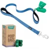Frisco Traffic Leash with Padded Handles & Poop Bag Dispenser, Blue, Length: 4-ft, Width: 1-in + Refill Dog Poop Bags, Scented, 120 count 2 Frisco Traffic Leash with Padded Handles & Poop Bag Dispenser, Blue, Length: 4-ft, Width: 1-in + Refill Dog Poop Bags, Scented, 120 count -The Frisco Store 319514 MAIN. SY630 V1630617397